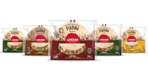 Valsoia: nuova identità visiva per il marchio piadina Loriana, che si prepara al lancio dei mercati europei
