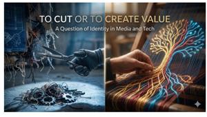 Content con Vista - media, marketing & AI di Emanuele Landi. Tagliare o Creare valore. Questo è il problema