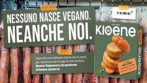 Kioene rivoluziona la comunicazione del settore plant - based con la campagna di  guerrilla marketing firmata Al.ta Agenc e l'ooh di IGPDecauxy