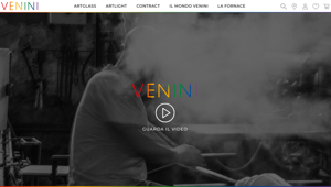 Venini rinnova il proprio sito e lancia la prima e-boutique. Firma Isobar