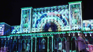 Panasonic Business e Integrated Systems Europe portano la projection sculpture Sviatovid di Bart Kresa a ISE 2019