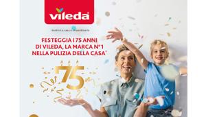 Vileda celebra i suoi 75 anni di storia, con una promozione dedicata, che mette in palio ogni giorno tre buoni spesa da 75 euro