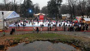 Nestlé Cereali al Villaggio delle Meraviglie di Milano con le barrette per i pattinatori