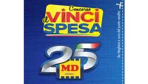 MD festeggia con i clienti il 25 di ogni mese con l'iniziativa “Il Vinci Spesa”