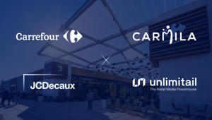 JCDecaux, Carrefour, Carmila e Unlimitail hanno stretto una partnership strategica per sviluppare una vasta rete Retail Media OOH e DOOH in Francia e Spagna