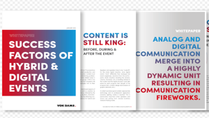 I Fattori di successo degli eventi ibridi e digitali nel Whitepaper di Vok Dams