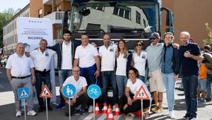 Volvo Trucks Italia ha partecipato al No Parking Day di Milano con Stop Look Wave
