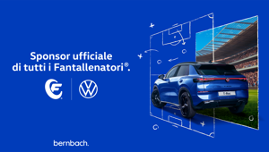 Volkswagen inaugura la partnership con Fantacalcio per la stagione 2026/2027 con un progetto di comunicazione firmato Bernbach
