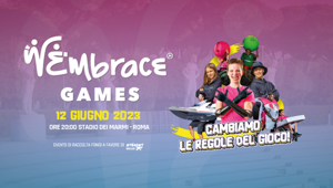 WEmbrace Games 2023: il 12 giugno si terrà la serata di divertimento e spettacolo allo Stadio dei Marmi di Roma