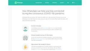 Per l'emergenza sanitaria WhatsApp lancia il Coronavirus Information Hub e dona 1 milione di dollari all'International Fact-Checking Network del Poynter Institute