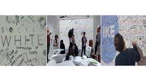 #socialwhite, grande affluenza all'installazione di Studio Svetti Architecture a Palazzo Cusani