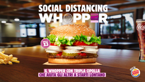 Burger King e Wunderman Thompson lanciano “The Social Distancing Whopper”