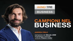 Wind Tre Business presenta il nuovo format adv firmato Ogilvy ‘Campioni nel Business’, che debutta con protagonista Andrea Pirlo