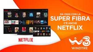 WINDTRE di nuovo in TV con l’offerta ‘Super Fibra e Netflix’ e la creatività Wunderman Thompson