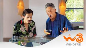 Serie Tv e Super Fibra al centro dello spot WindTre con Fiorello e Rovazzi. Firma Wunderman Thompson