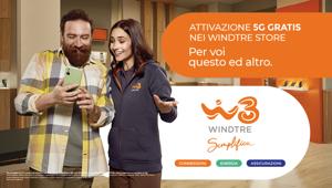 Nei WindTre store torna l'attivazione gratuita del 5G. Publicis Groupe firma la campagna dell’iniziativa di extra care dedicata ai clienti. Sound Branding e Voice Agency a cura di Milk Studios