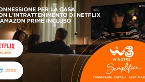 WINDTRE ritorna in TV con l’offerta “Super Fibra e Netflix piano Standard con pubblicità” e Mercoledì Addams