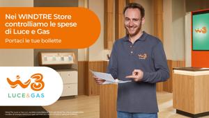 Con WINDTRE Luce e Gas analisi delle spese e condizioni bloccate per 2 anni. Al via la campagna di  Publicis