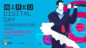Wired approda per la prima volta nel sud Italia con il ‘Digital Day’. Appuntamento il 5 dicembre a Bari