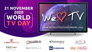 FCP-Assotv. World TV Day. 'TV makes a difference' . Ascolti in crescita nel 2020 (+11%) e nel lockdown (+35%/40%). Nuovo switch off nel 2022. Al via lo spot