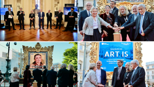 In Piazza della Scala prende vita 'Art Is', l'opera collettiva targata Angelo Bonello