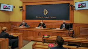 Coca-Cola Pizza Village alla Camera dei deputati e Fico elogia l'evento come esempio di promozione del Made in Italy