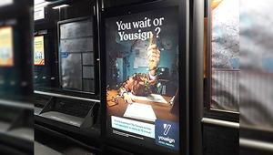 Yousign debutta in OOH a Milano per diffondere la firma digitale