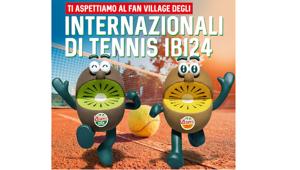 Zespri Kiwifruit tra i marchi presenti al Fan Village degli Internazionali BNL d'Italia di Tennis 2024