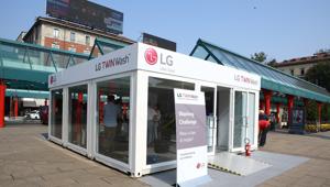 LG svela il segreto del bucato perfetto con il progetto ‘Washing Challenge’ in piazza Cadorna a Milano. Evento a cura di Hill+Knowlton Strategies Italy