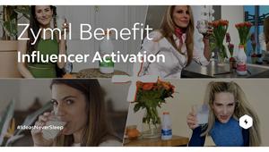Caffeina firma la campagna di lancio di Zymil Benefit